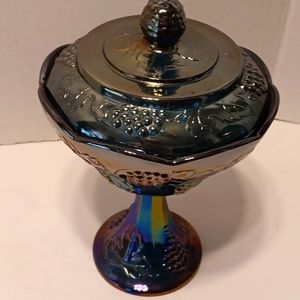 Carnival Glass Candy Dish